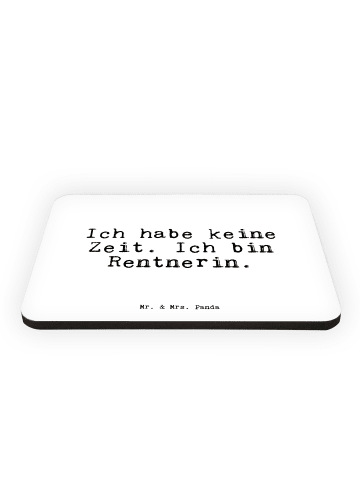 Mr. & Mrs. Panda Magnet mit Spruch Ich habe keine Zeit.... mit S... in Weiß