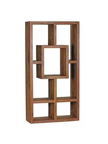 KADIMA DESIGN Bücherregal Wohnzimmerregal | Sheesham, 90x180cm, Massiv, Mumbai