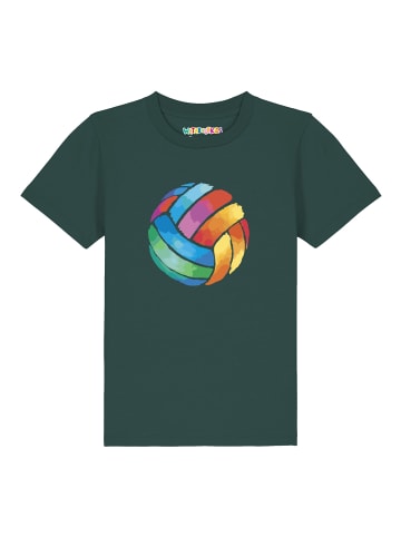 wat? Apparel T-Shirt Volleyball in Dunkelgrün