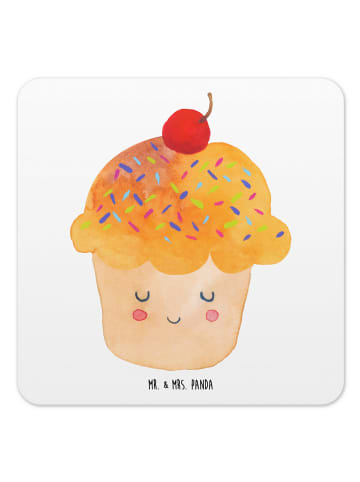 Mr. & Mrs. Panda Tischuntersetzer Cupcake ohne Spruch in Weiß