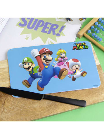 Geda Labels Frühstücksbrettchen Super Mario Classic Dimension in Blau - 23.5x14