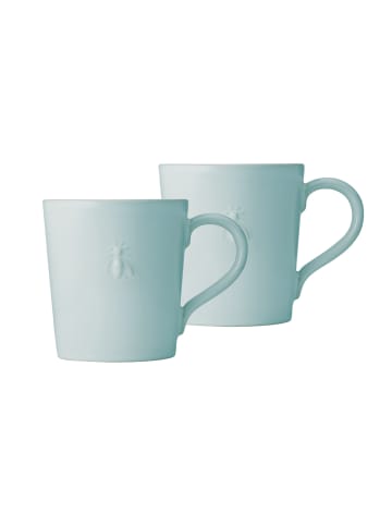 La Rochere 2er Set Henkelbecher Biene in Blau 520 ml in blau