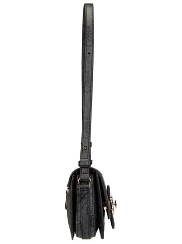 Guess Umhängetasche Janie Logo Conv Xbody Flap in Coal Logo