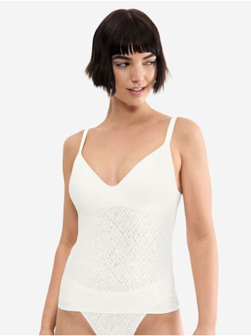Sloggi Trägertop Blue ZERO Feel Bliss THE UP in SILK WHITE