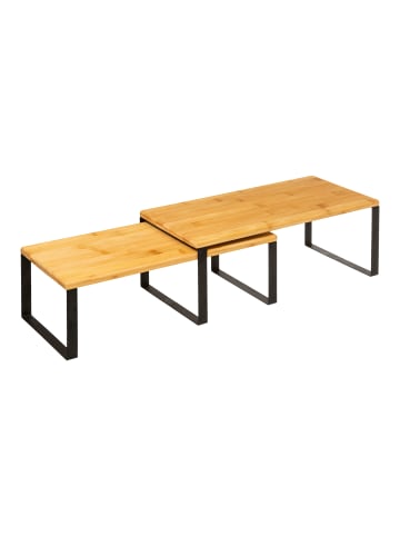 5five Simply Smart Küchenregale, 2er-Set in Braun, (B) 19,4 x (H) 15,5 x (L) 40 cm