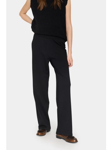SAINT TROPEZ Casual Hose MilaSZ Gerade Passform in Black