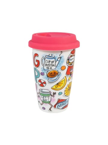 Blond Amsterdam To-Go-Becher A Hug in a Cup in Bunt - 15cm