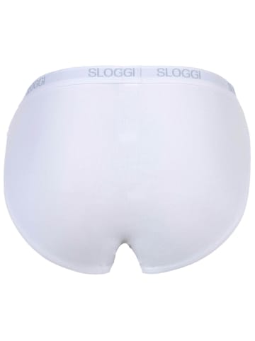 Sloggi Slip 2er Pack in Weiß