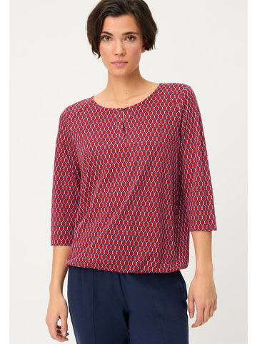 Olsen Shirt Clara in rot mehrfarbig - 0003