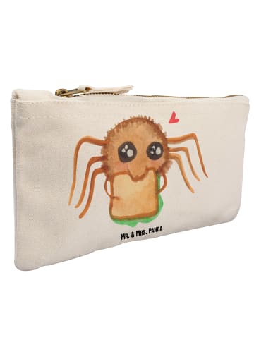 Mr. & Mrs. Panda Kulturbeutel Spinne Agathe Sandwich ohne Spruch in Weiß