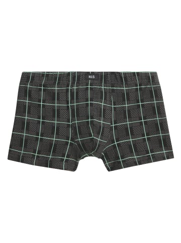 H.I.S Boxer in mint, petrol, schwarz, kariert, gestreift