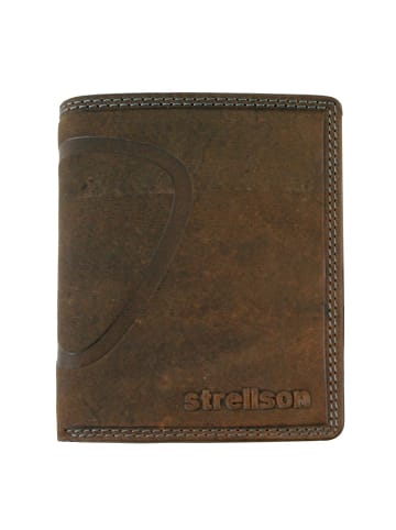 Strellson Baker Street Geldbörse Leder 10 cm in darkbrown