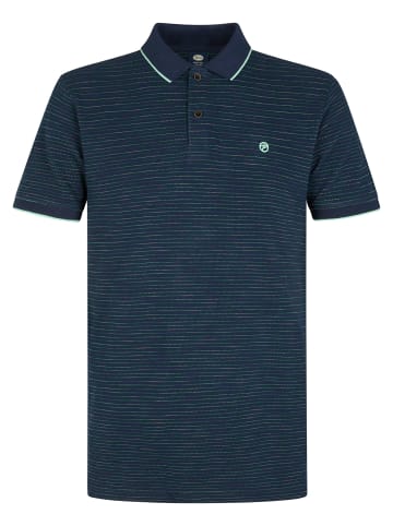 Petrol Industries Piqué-Poloshirt Desert in Blau