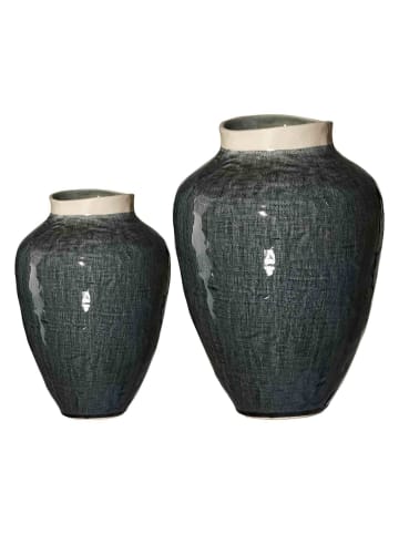 Ritzenhoff & Breker 2er Set Vasen Lucca 31 cm / 41 cm in grau