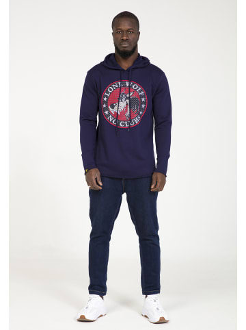 PLUS EIGHTEEN Herren Kapuzenpullover in Marine
