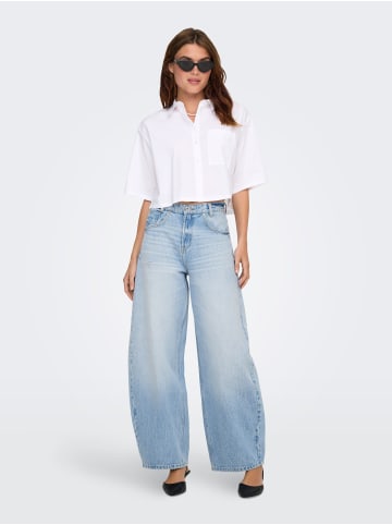 ONLY Jeans ONLTAYLOR HW BARREL DNM PIM468 in Light Blue Denim