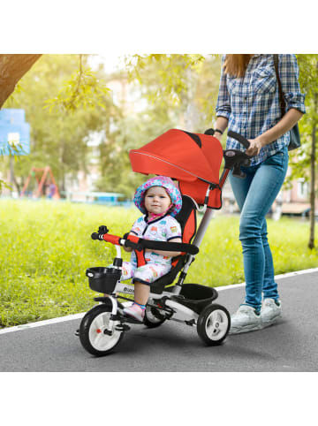 HOMCOM 6-in-1 Dreirad 112L x 50B x 104H cm