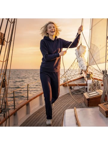 Erwin Müller Sweat Freizeithose, lang in marine