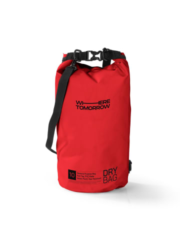 Where Tomorrow PVC dry bag Style 01 10L rot  rot