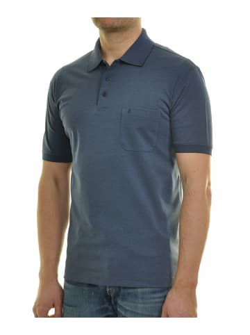 Ragman Poloshirt für Herren in blau
