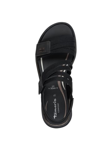 Tamaris WIDE FIT Sandale in BLACK