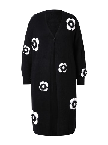 MIAMODA Strickjacke in schwarz