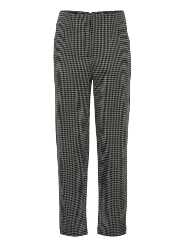 ICHI IHKATE HOUNDSTOOTH PA3 Regular fit in Black/grey houndstooth