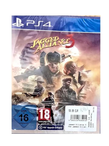 Sony Jagged Alliance 3 PS4 Playstation 4 ab 16 Jahre