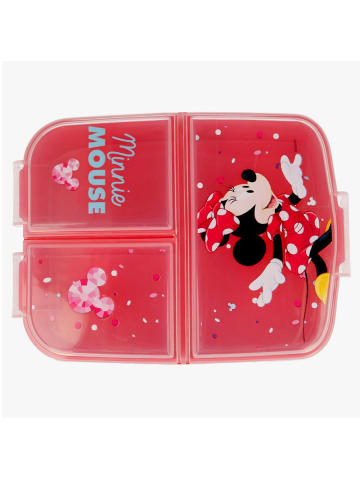 Disney Minnie Mouse Brotdose Mouse | 3 Fächer | Minnie Maus | Lunch to Go | Vesper Dose