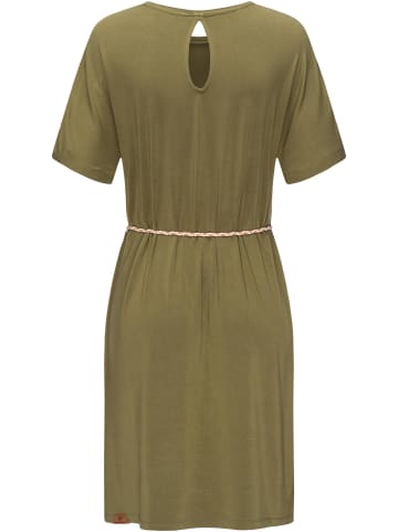 ragwear Jerseykleid Kass in Olive