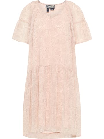 DreiMaster Damen Kleid in Rosa Mehrfarbig