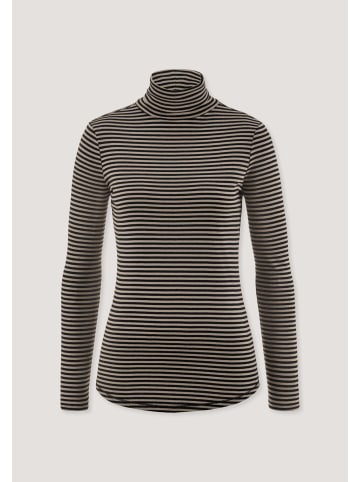 Hessnatur Streifen Softrib in taupe