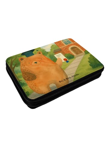 Mr. & Mrs. Panda Federtasche Bär Prüfung Design ohne Spruch in Weiß