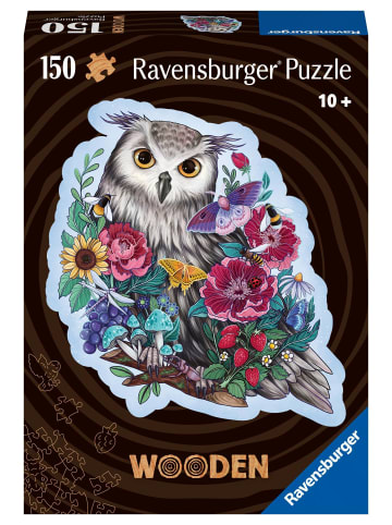 Ravensburger Ravensburger Puzzle 17511 - Geheimnisvolle Eule - 150 Teile Kontur-Holzpuzzle...