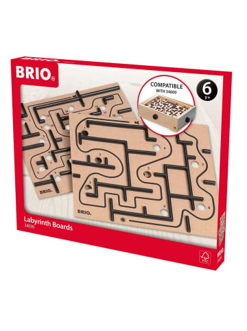 Brio Aktionsspiel BRIO Games - Labyrinth Ersatzplatten, 2 Teile Ab 6 Jahre in bunt