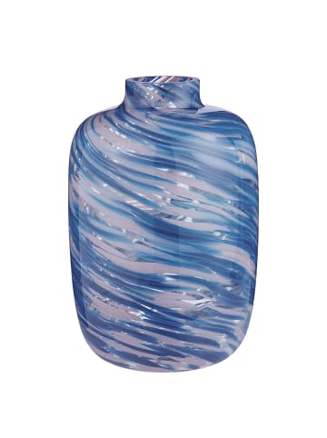 Butlers Butlers Vase SWIRL in Blau / Pink