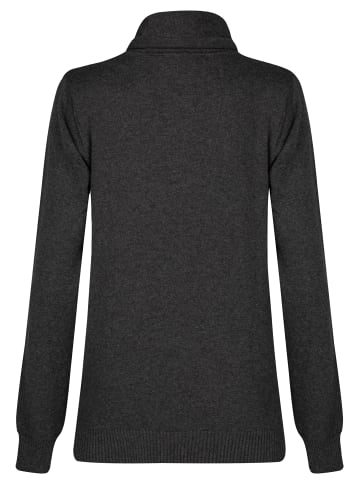 Felix Hardy Feinstrick Zopfmuster Rollkragen Pullover in Anthrazit