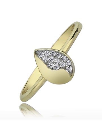 BALIA 333 Gelbgold - 8 Karat Damen Ringe Blatt gold Fingerring 54 (17,2)