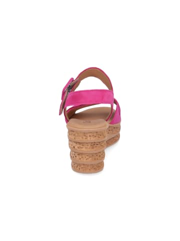 Gabor Fashion Plateau-Keilsandalette in Pink