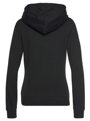 Kangaroos Kapuzensweatjacke in schwarz