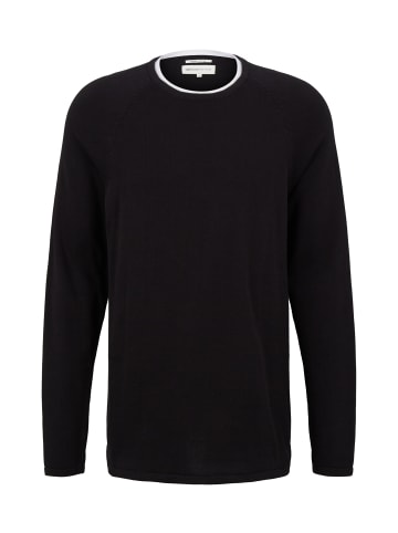 Tom Tailor Pullover in schwarz