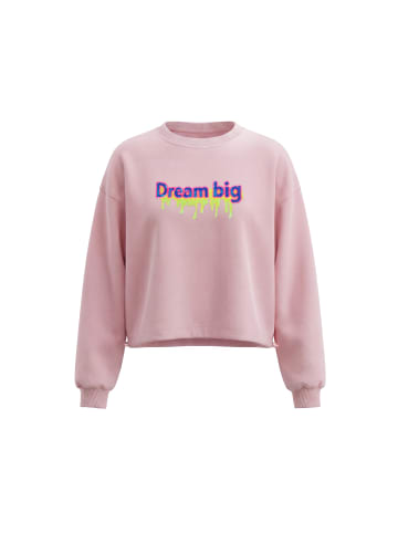 IZIA Women Sweatshirt in Light Rose