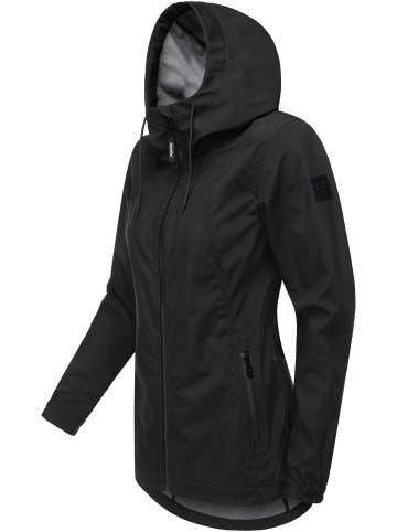ragwear Kurzmantel Zuzka Sport in Black