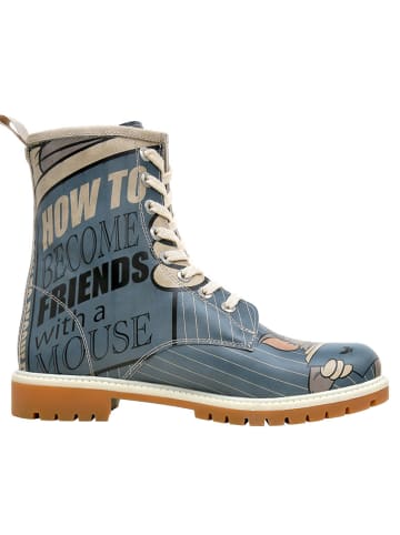 Dogo Boots Tom and Jerry Friends-with-a-Mouse 36 in Blau