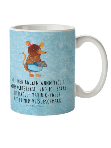 Mr. & Mrs. Panda Plastikbecher Maus Kekse mit Spruch in Eisblau