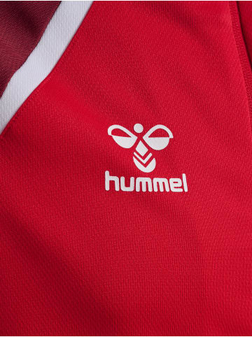 Hummel Reißverschluss Jacke Daumenlöcher Hmllead Herren in TRUE RED/MAROON