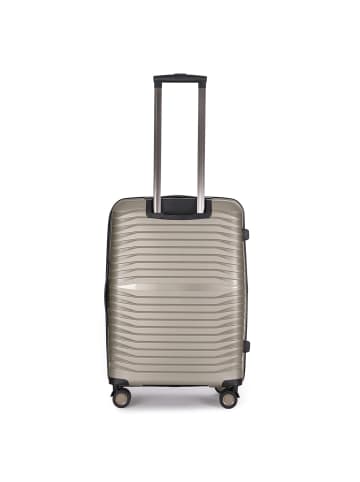 Stratic Bright+ 4 Rollen Trolley M 66 cm mit Dehnfalte in champagne