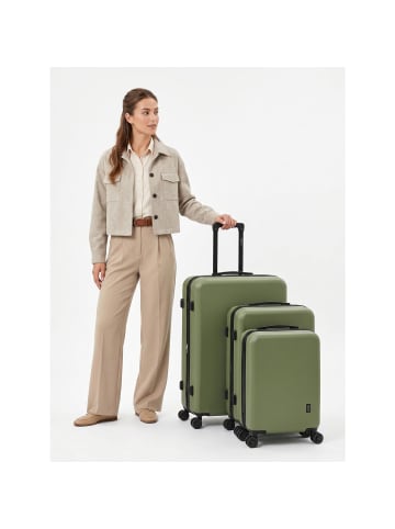 Redolz Essentials 09 3-SET 4 Rollen Kofferset 3-teilig in olive