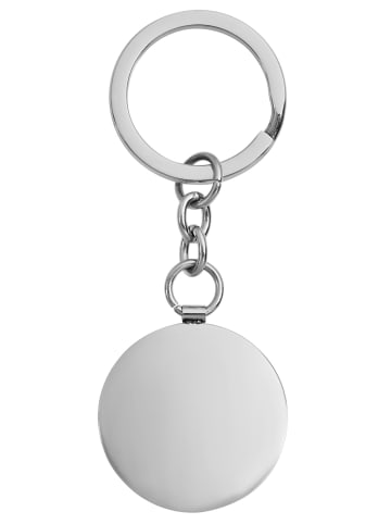 Adeliás Unisex Anhänger – Schlüssel Gravuranhänger aus Edelstahl in silber