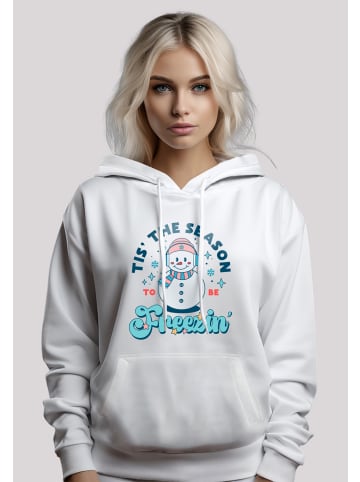 F4NT4STIC Hoodie Tis The Season to Be Freezin Winter in weiß